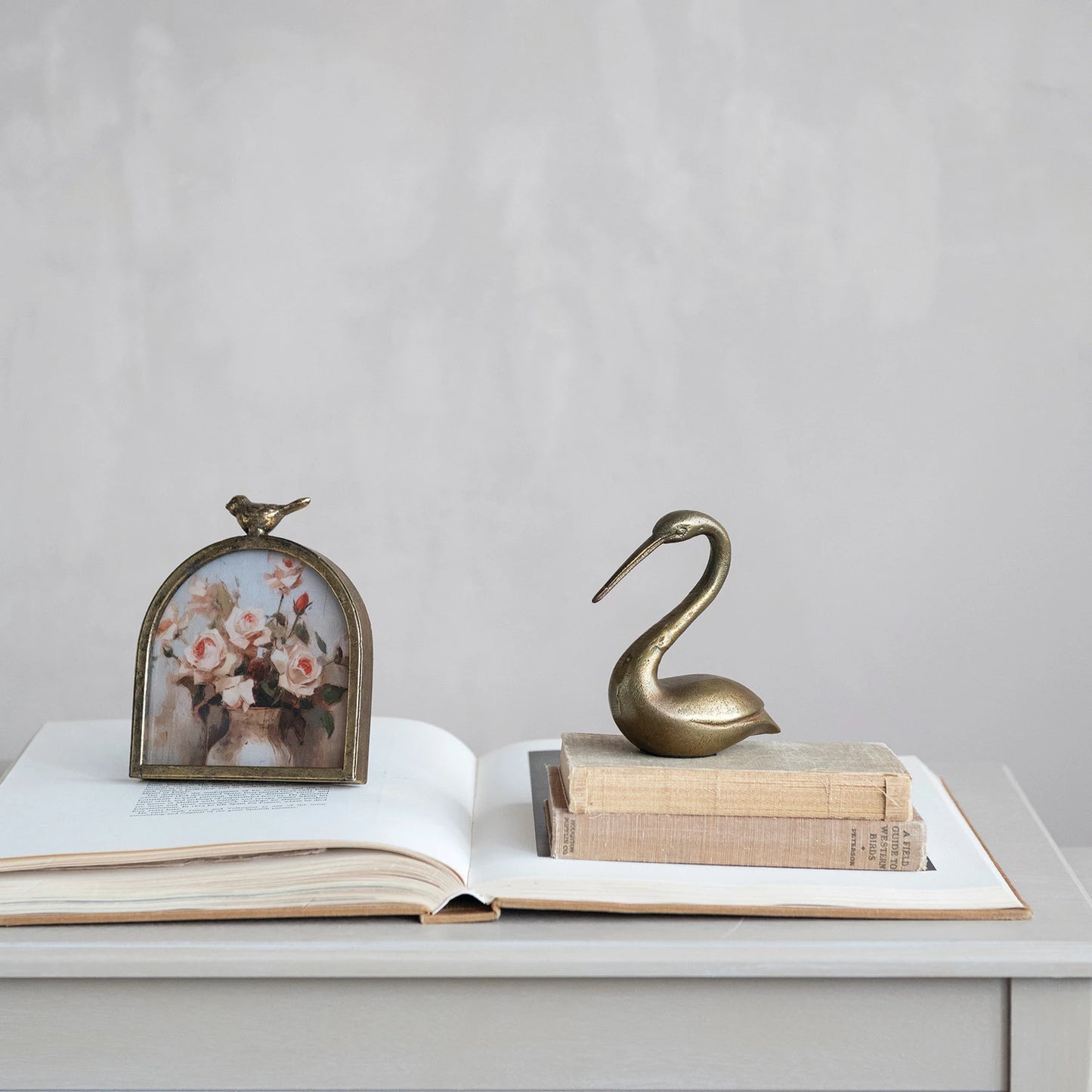 Cast Aluminum Bird, Feathered Farmhouse