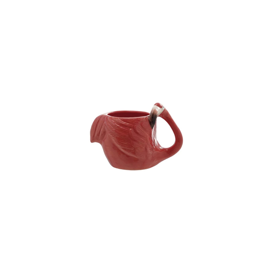 Flamingo Mug, Feathered Farmhouse