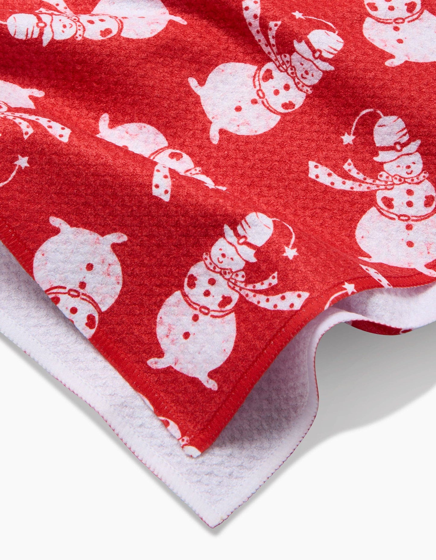 Smiley Frosty Tea Towel, Feathered Farmhouse