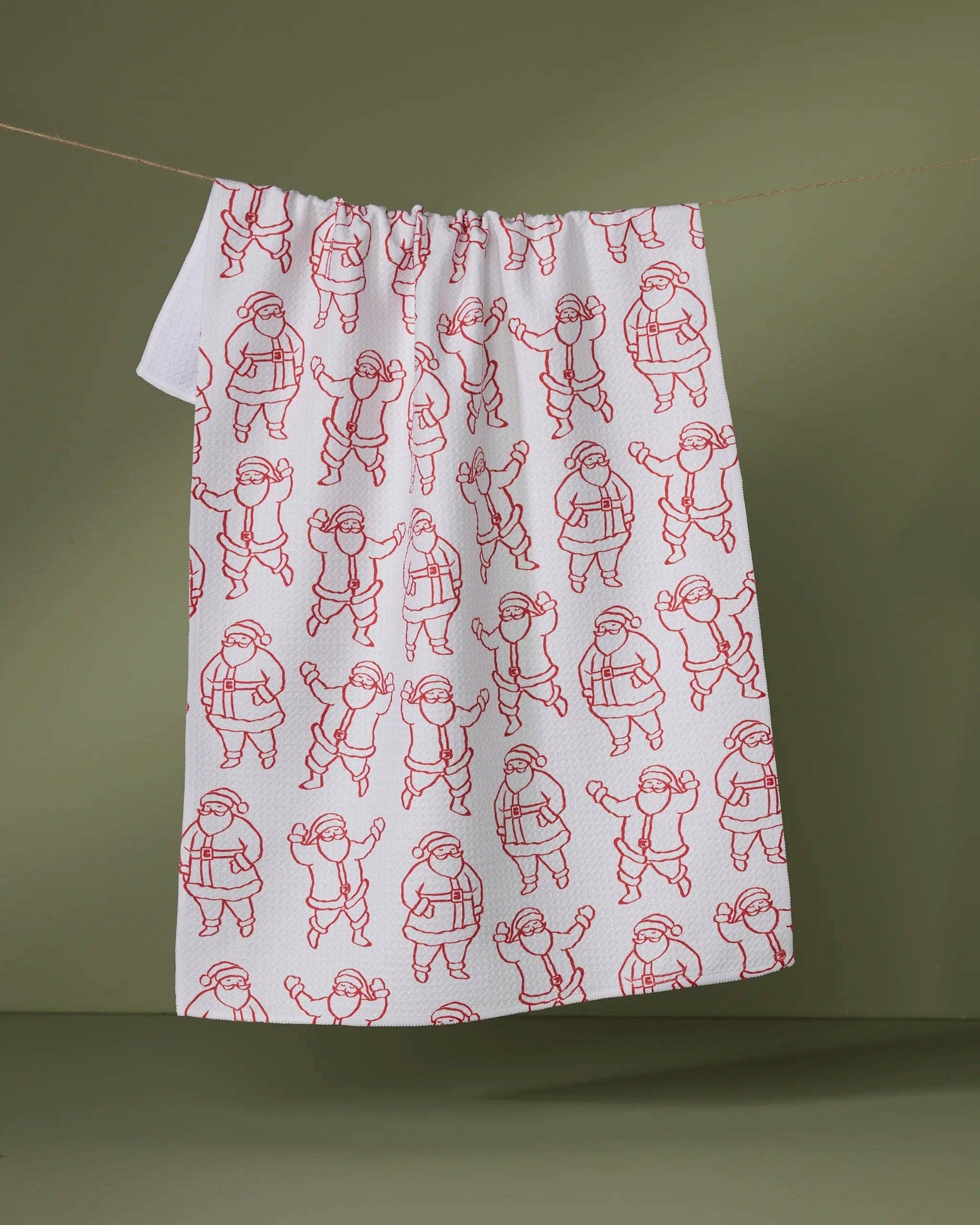 Santa Groove Tea Towel, Feathered Farmhouse