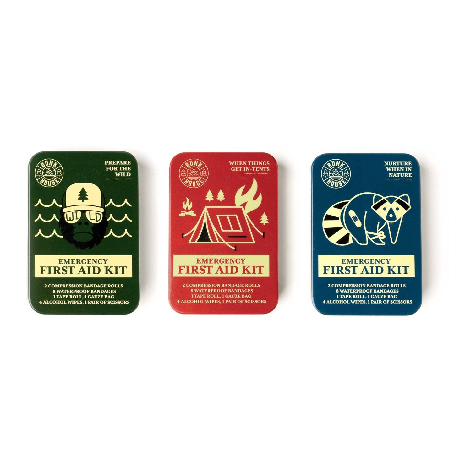 Bunkhouse Emergency First Aid Kit, Feathered Farmhouse