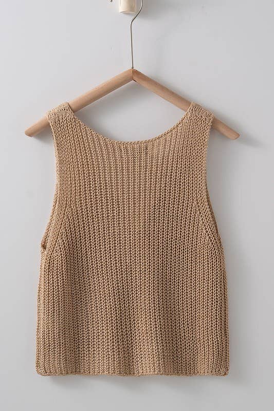 Taupe Maisie Crotchet Boho Crop Top, The Feathered Farmhouse