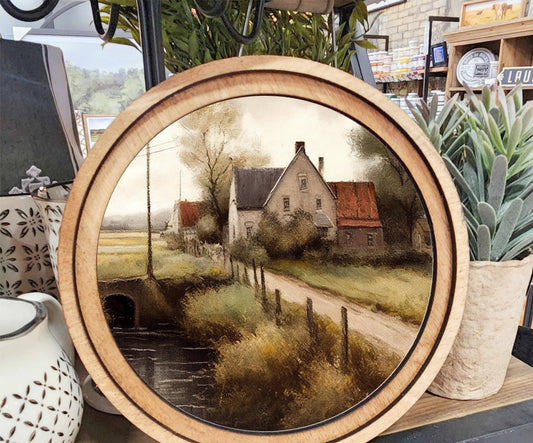 Dirt Lane Farmhouse Art, Feathered Farmhouse