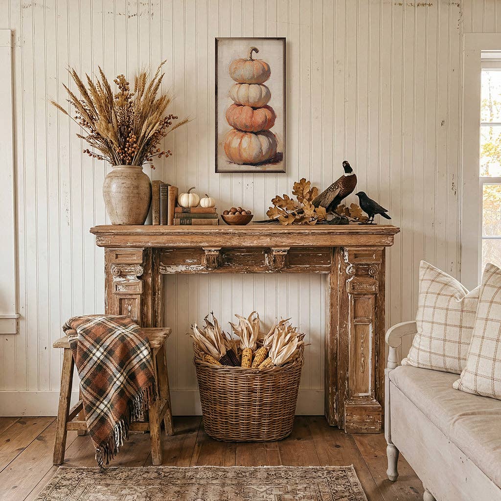 Harvest Pumpkin Tower, Feathered Farmhouse
