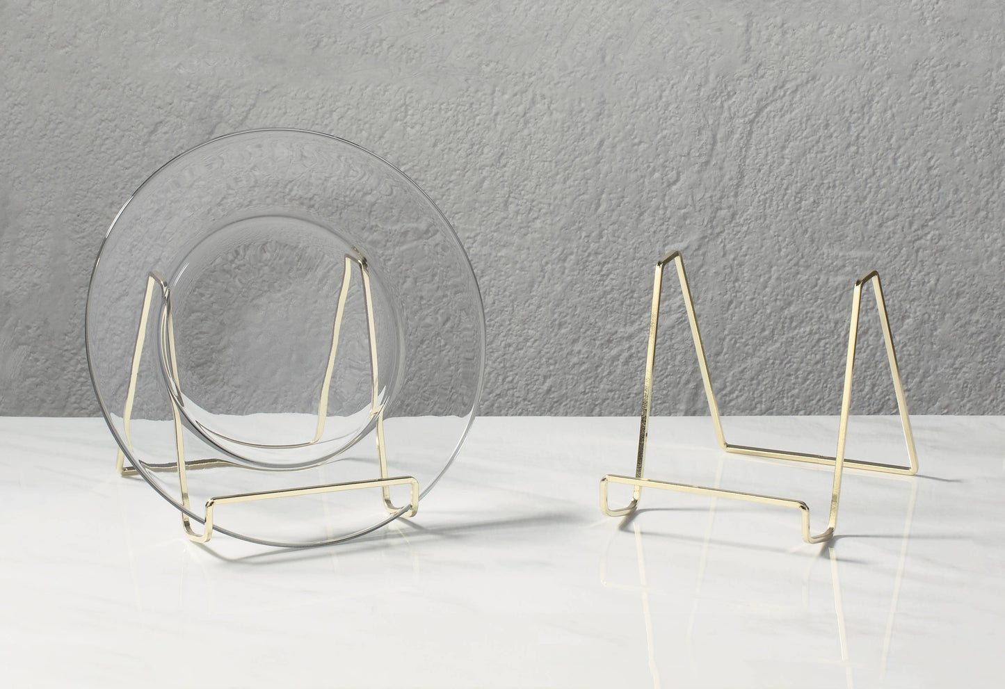 Plated Square Wire Stands, Feathered Farmhouse