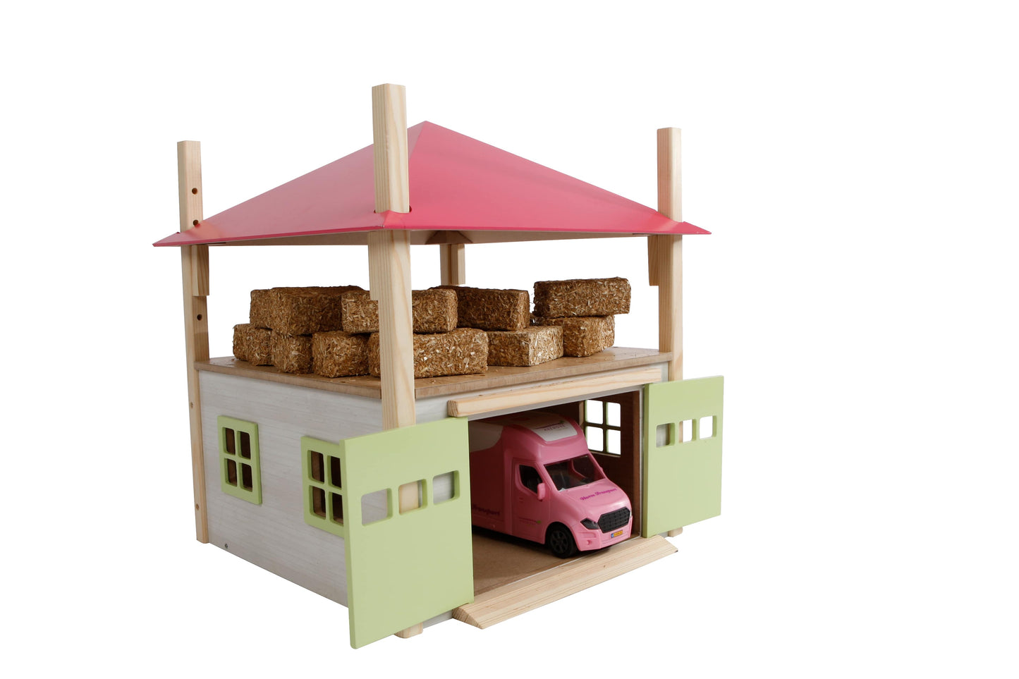 Kids Globe 1:32 Scale Wood Hay Barn