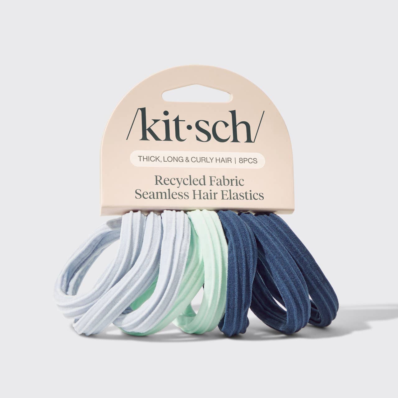 Recycled Seamless Hair Elastics, Feathered Farmhouse