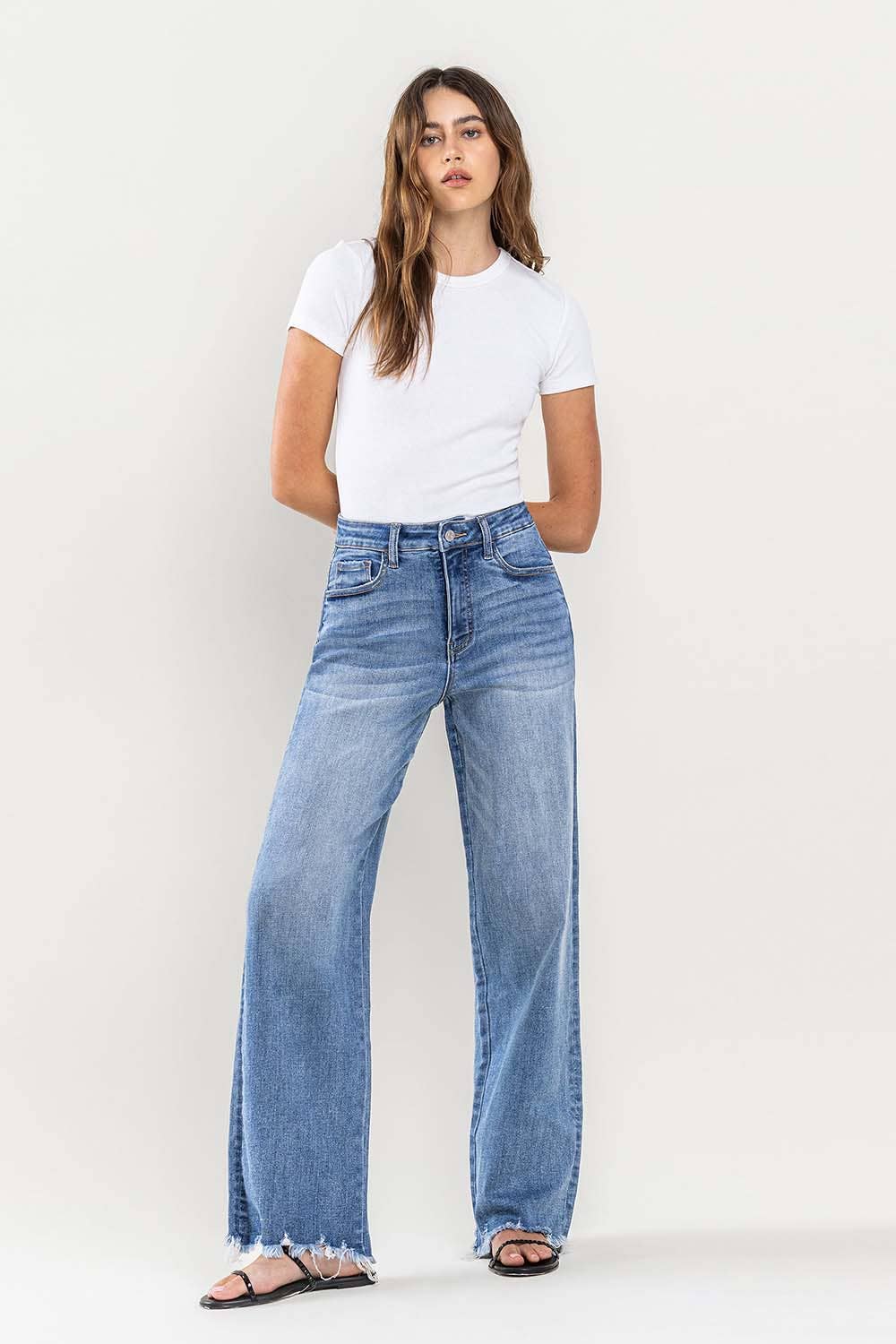 90's Vintage Super High Rise Loose Fit Jeans