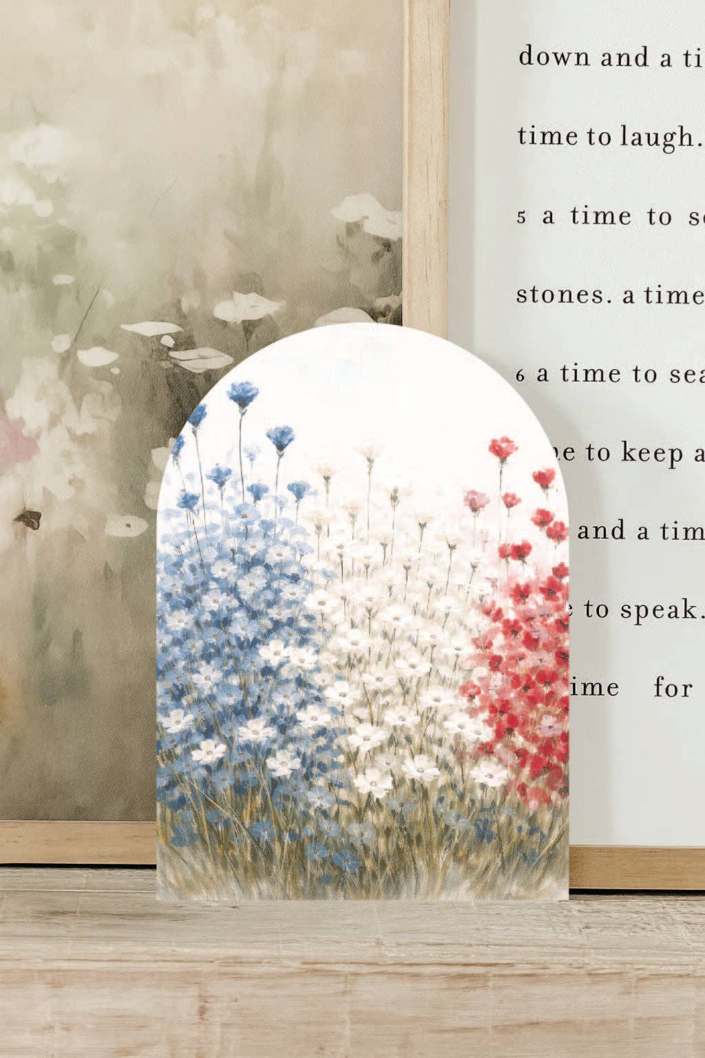 Americana Wildflowers Arch, Feathered Farmhouse