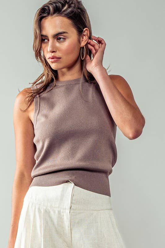 Harmony Ribbed Knit Tank Top