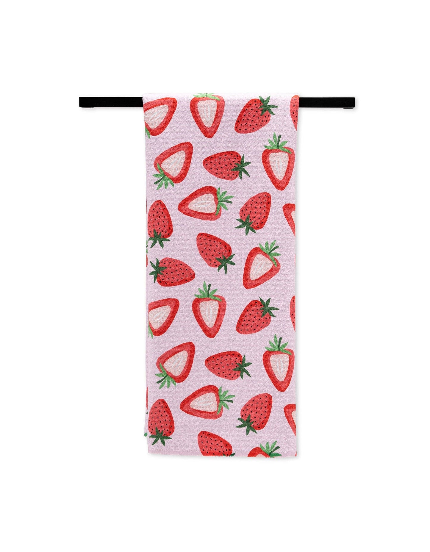 Sweet Strawberry Tea Towel, Feathered Farmhouse