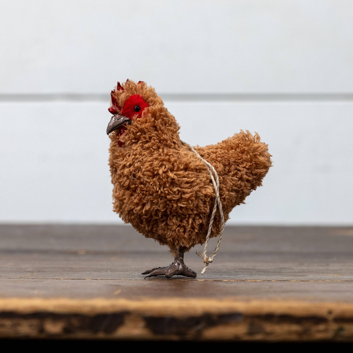 Brown Hen Ornament, Feathered Farmhouse