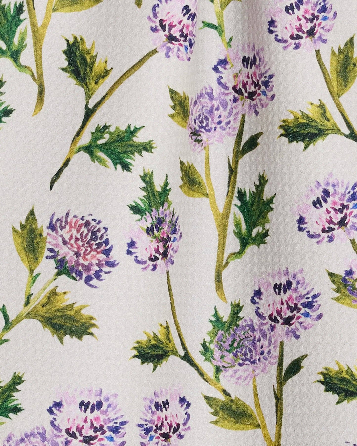 Blooming Thistle Bar Towel, Feathered Farmhouse