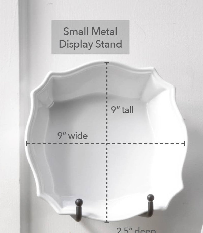 Metal Display Racks with Ball Tips, Feathered Farmhouse