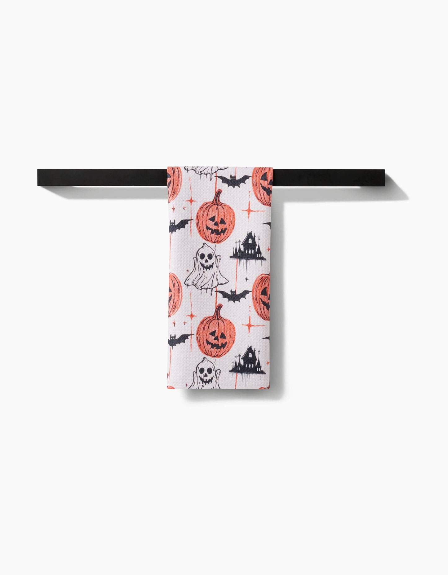 Halloween Is Here Tea Towel, Feathered Farmhouse