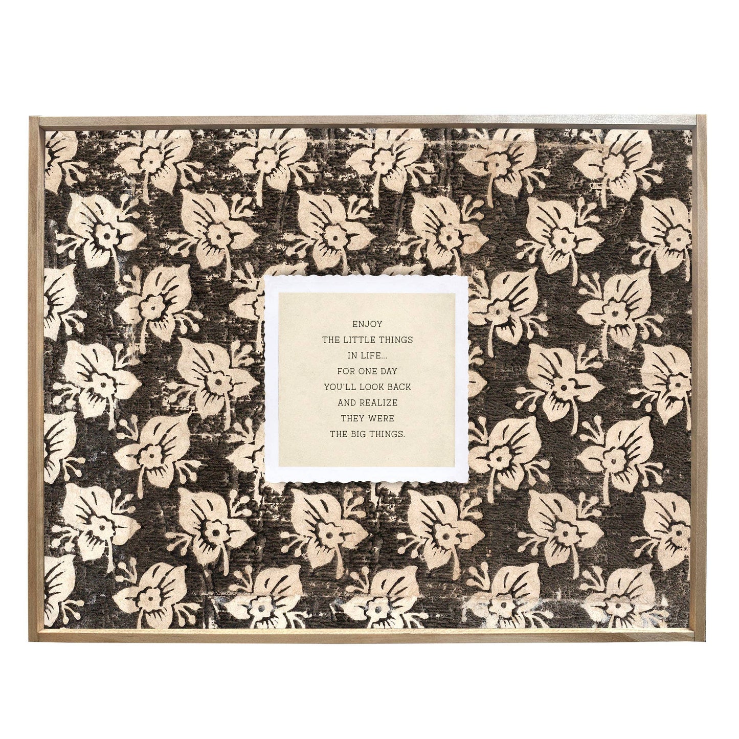 Wallpaper Print Vintage Style Print, Feathered Farmhouse