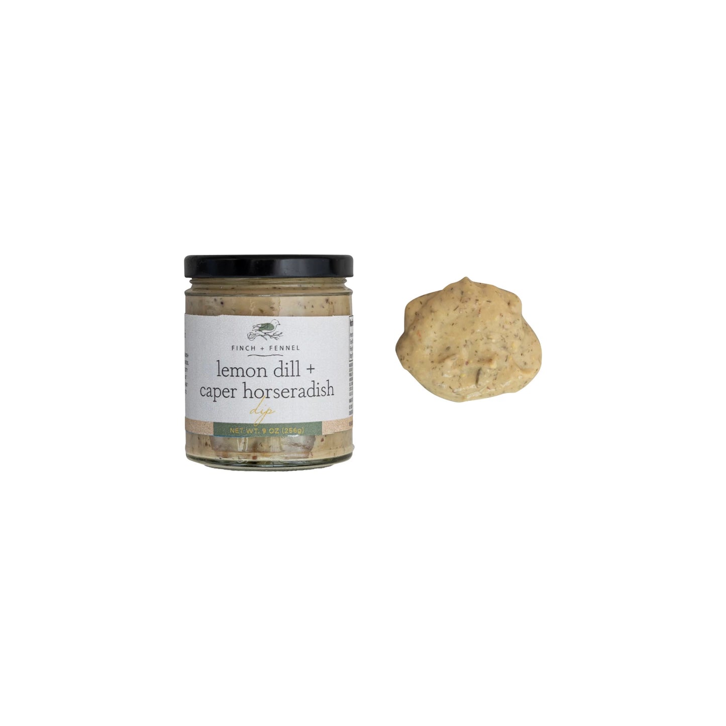 Lemon Dill + Caper Horseradish Dip, Feathered Farmhouse