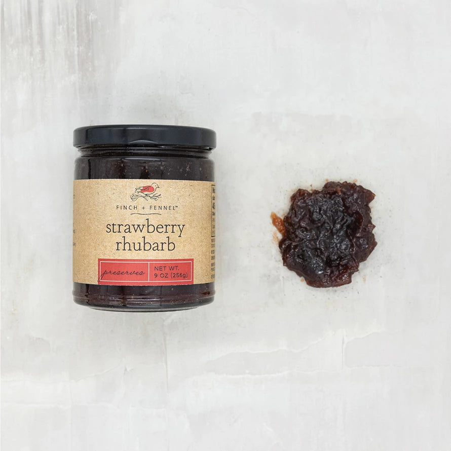 Strawberry Rhubarb Preserves, The Feathered Farmhouse