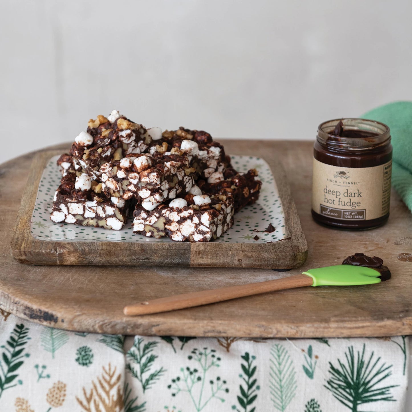 Deep Dark Hot Fudge Sauce, Feathered Farmhouse