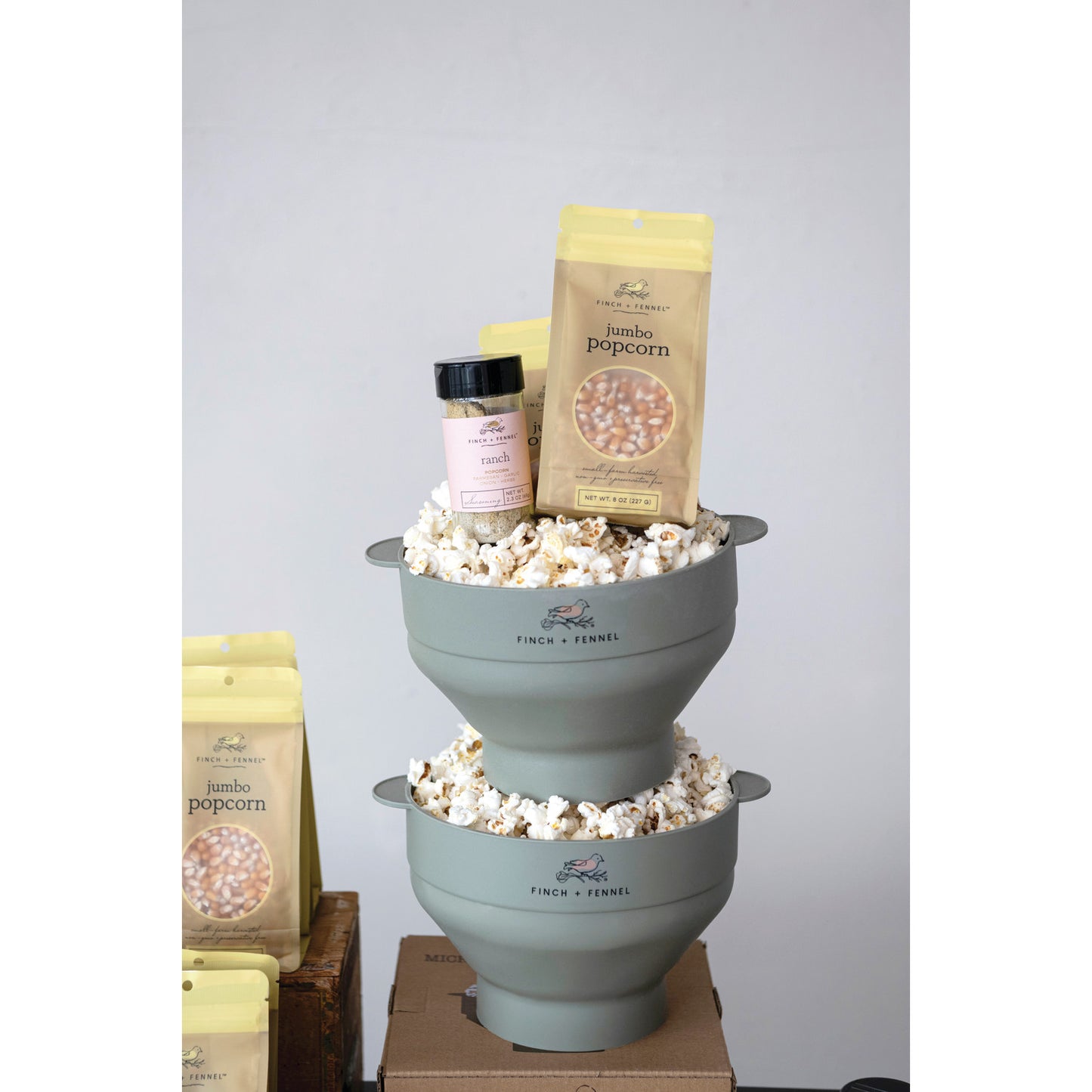 Ranch Popcorn Seasoning, Feathered Farmhouse