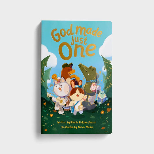 God Made Just One Board Book, Feathered Farmhouse