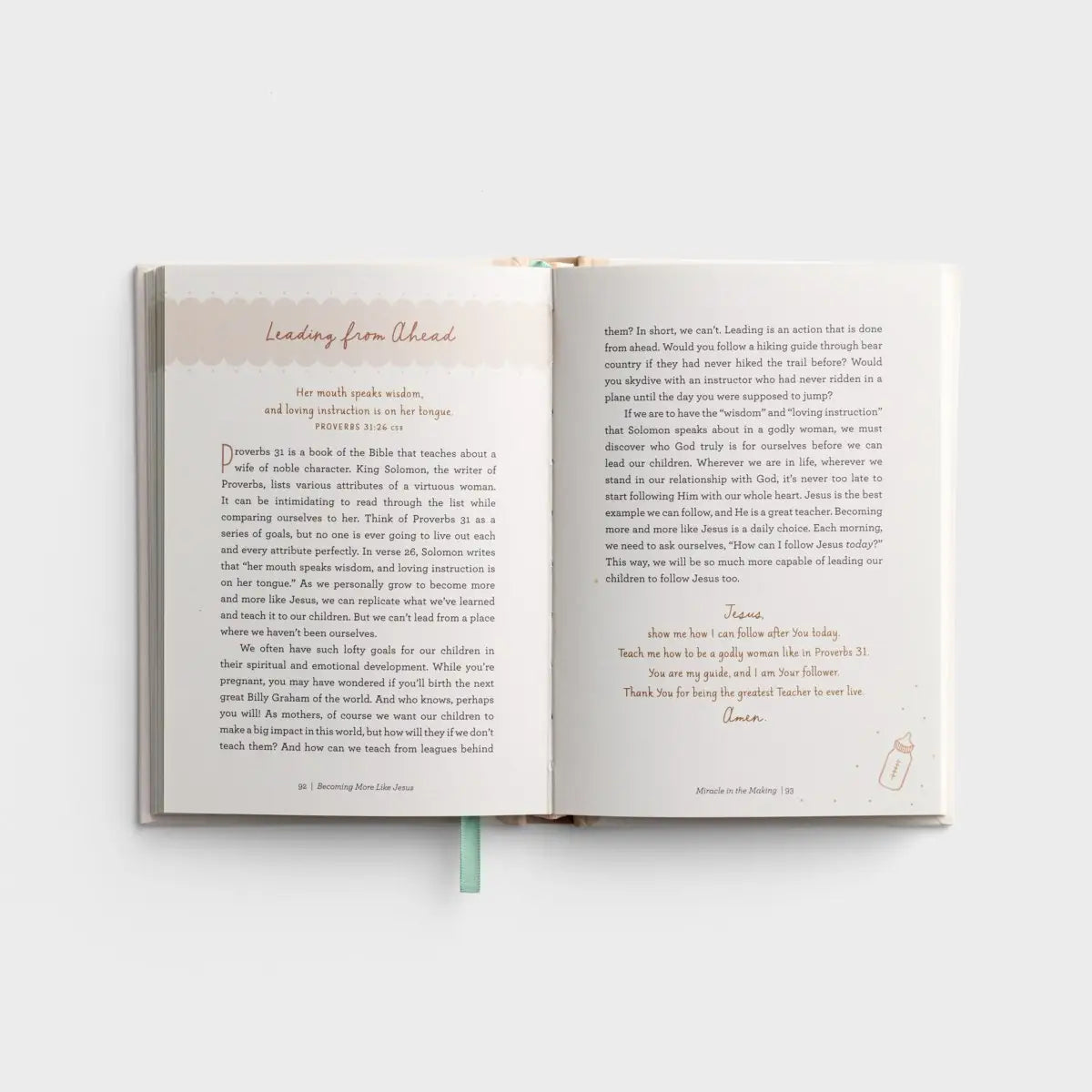 Miracle in the Making Devotional, Feathered Farmhouse