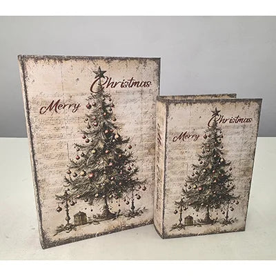 Merry Christmas Book Box, Feathered Farmhouse