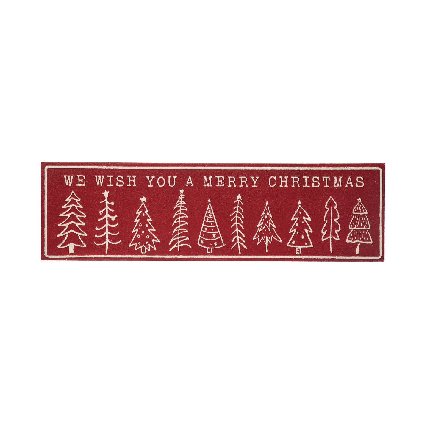 We Wish You a Merry Christmas Sign, The Feathered Farmhouse