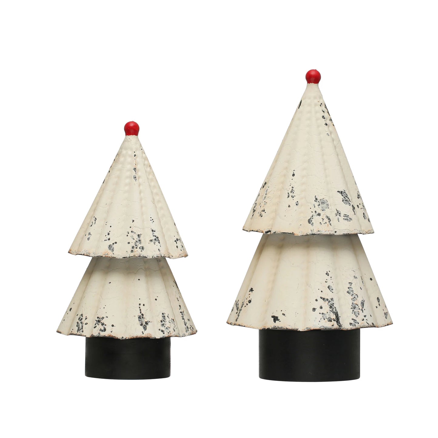 Cream & Red Metal Tree