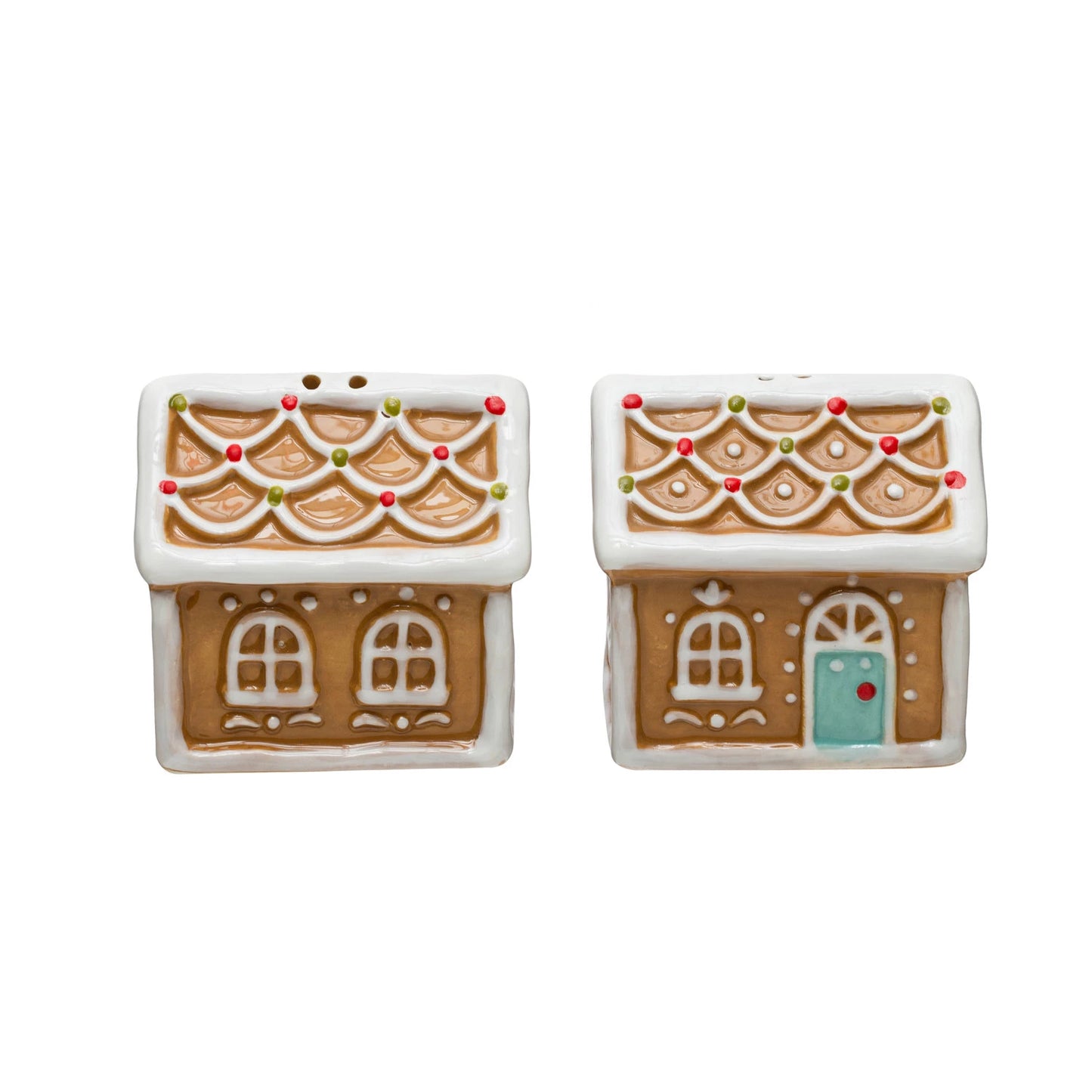 Gingerbread House Salt + Pepper Shakers, The Feathered Farmhouse
