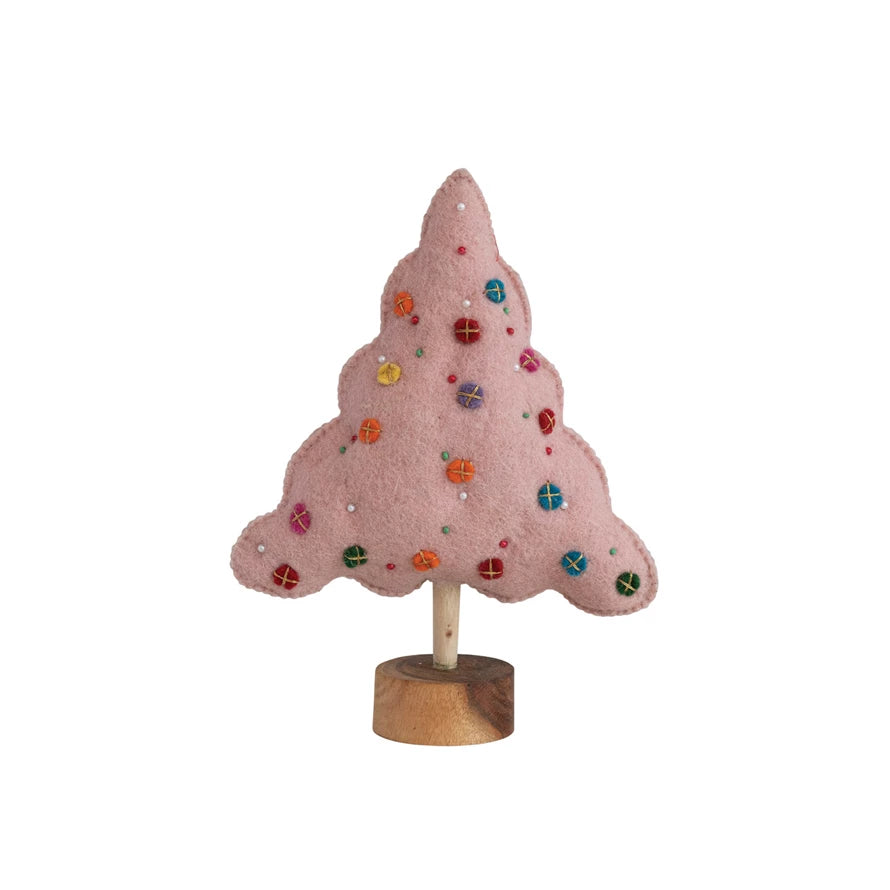Pink Felt Tree, The Feathered Farmhouse