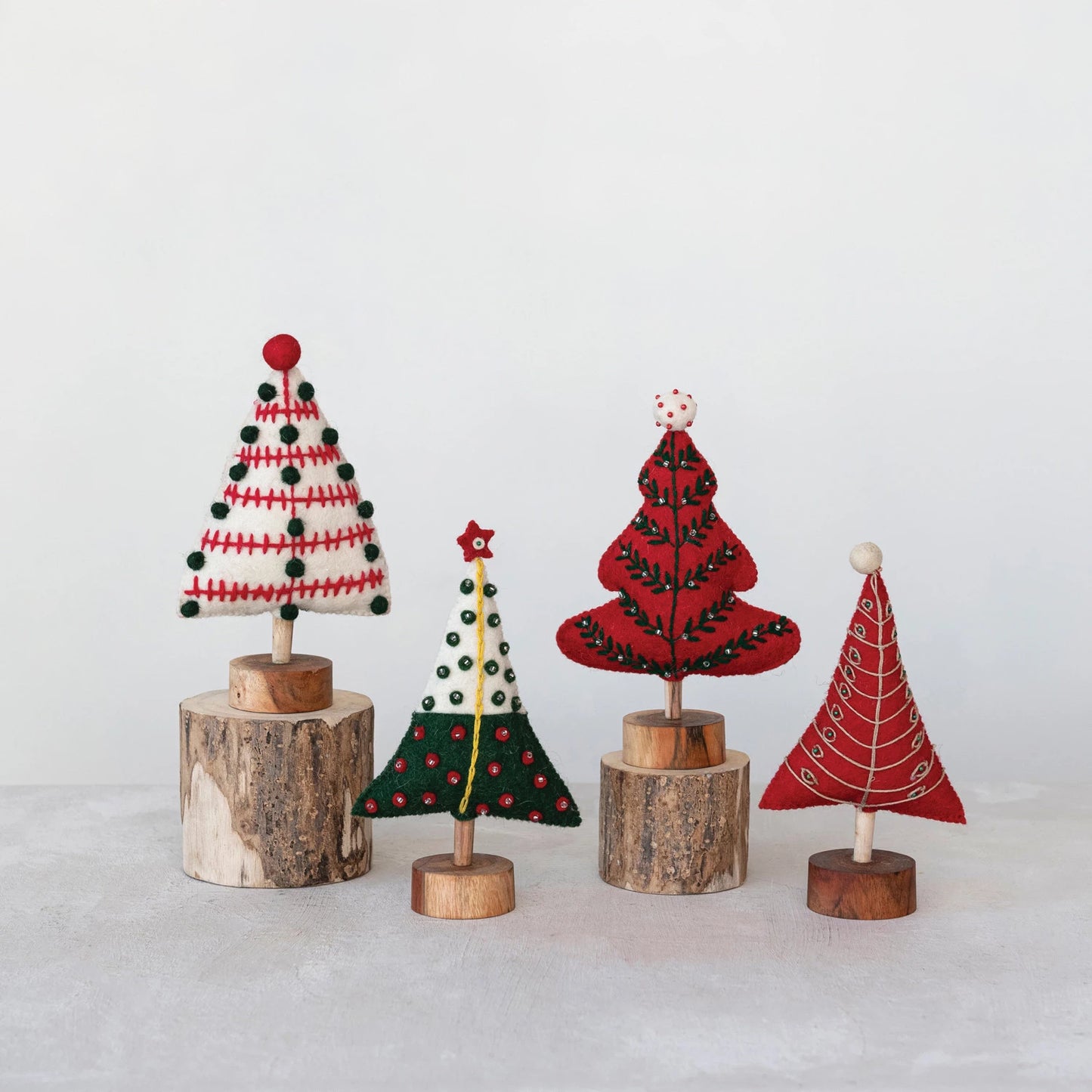 Christmas Felt Trees, The Feathered Farmhouse