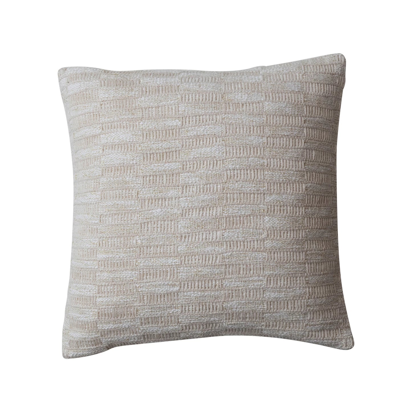 Gold Metallic Thread Pillow, The Feathered Farmhouse