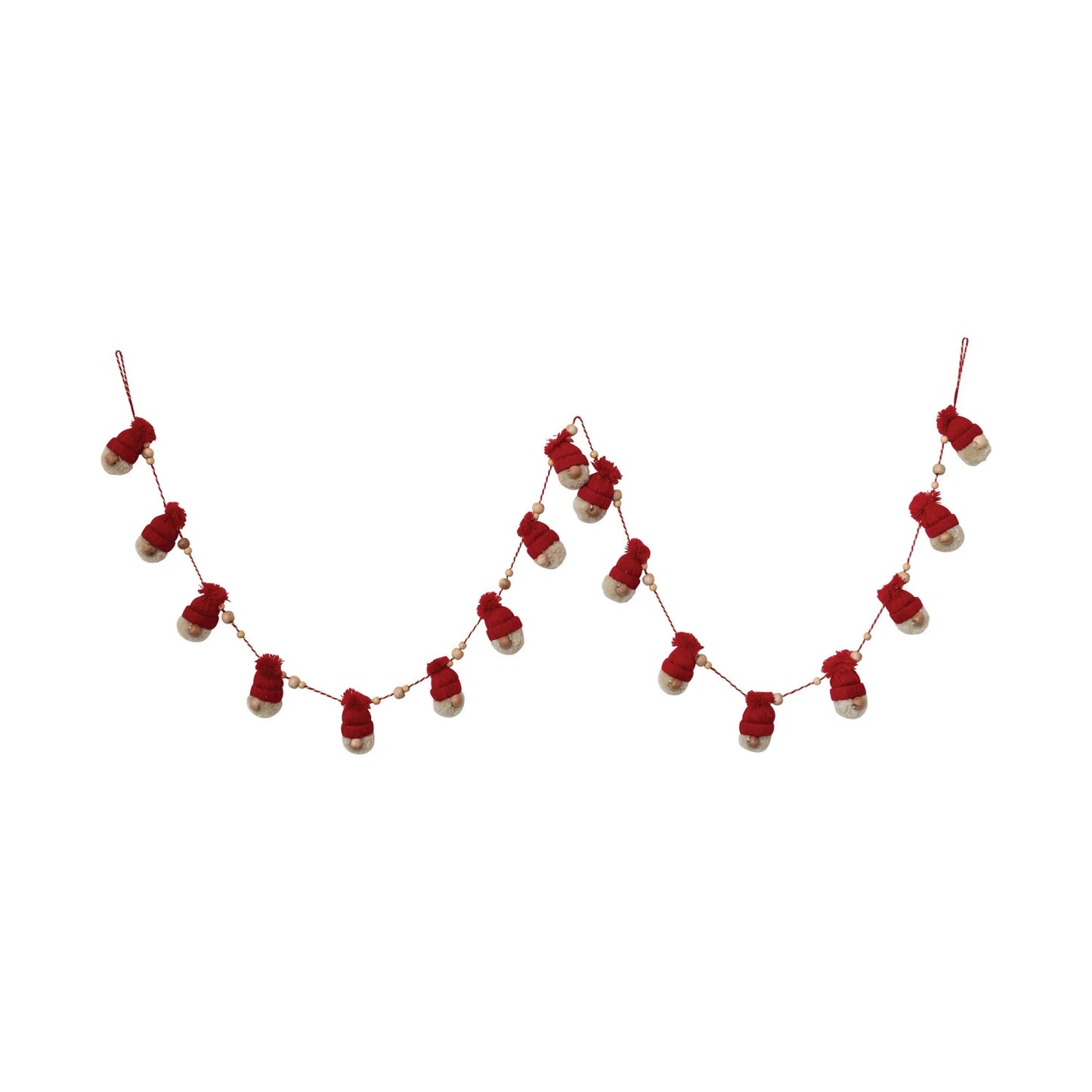 Gnome Head Garland, The Feathered Farmhouse