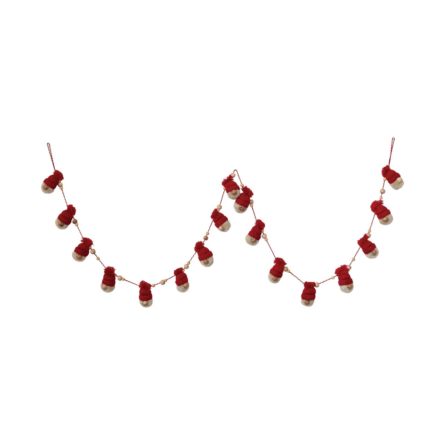 Gnome Head Garland, The Feathered Farmhouse
