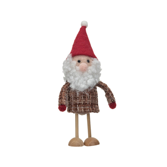 Plaid Coat Santa, The Feathered Farmhouse