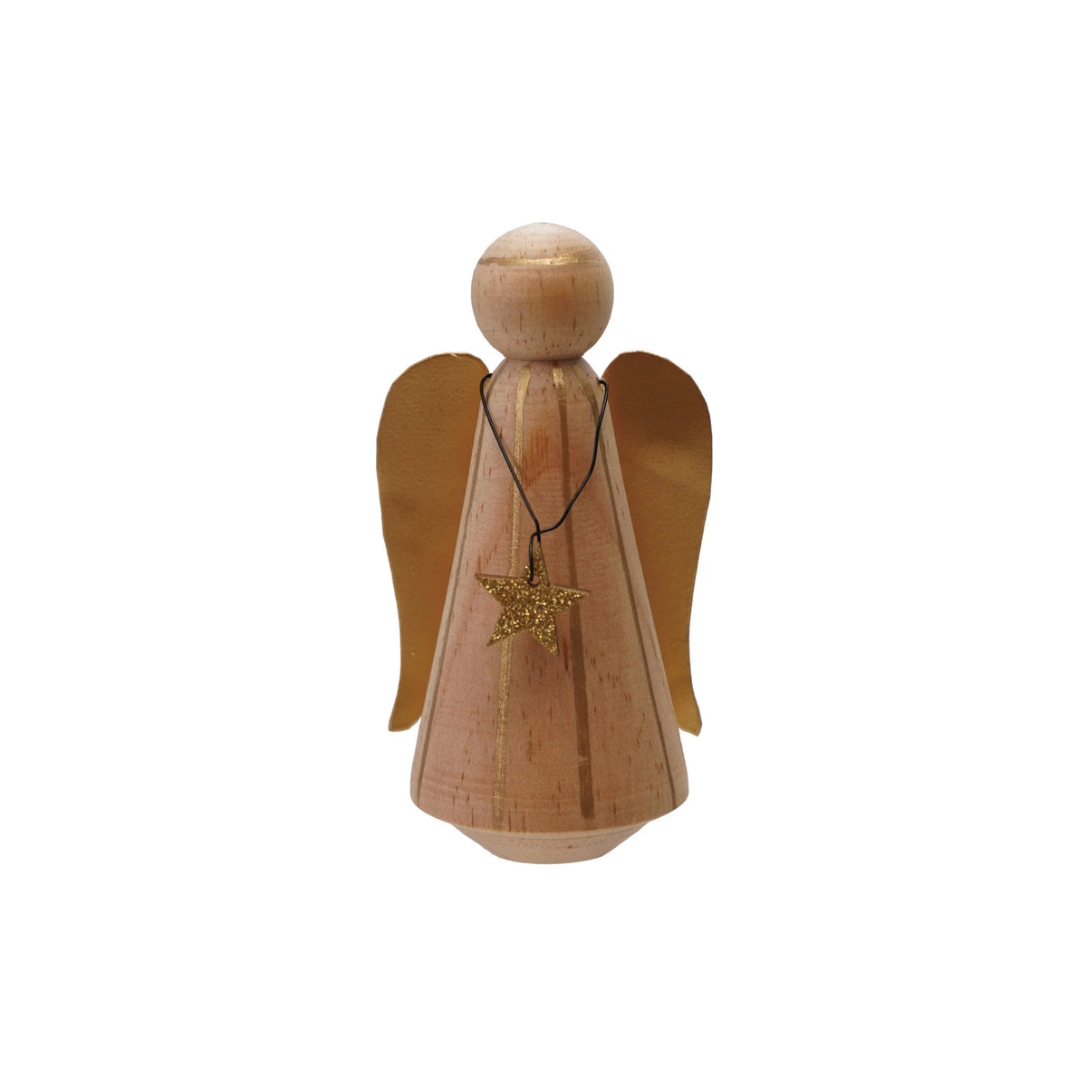Pine Wood Angel, Feathered Farmhouse