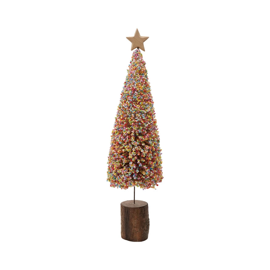 Microbead Christmas Tree, Feathered Farmhouse