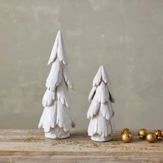 Handmade Stoneware Tree, Feathered Farmhouse