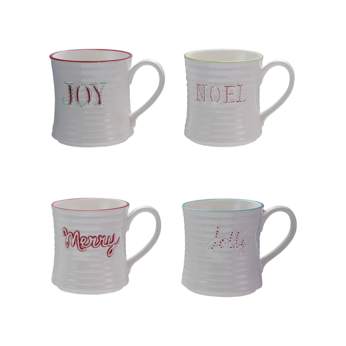 Stoneware Mug, Feathered Farmhouse