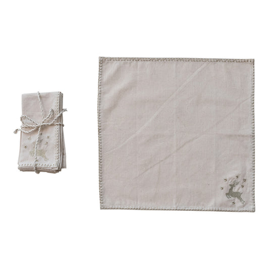 Cotton Napkins, Feathered Farmhouse