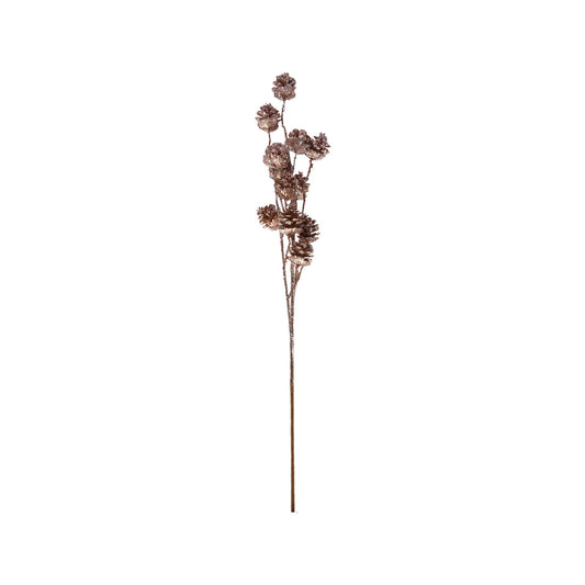 Plastic Pinecone Stem, Feathered Farmhouse