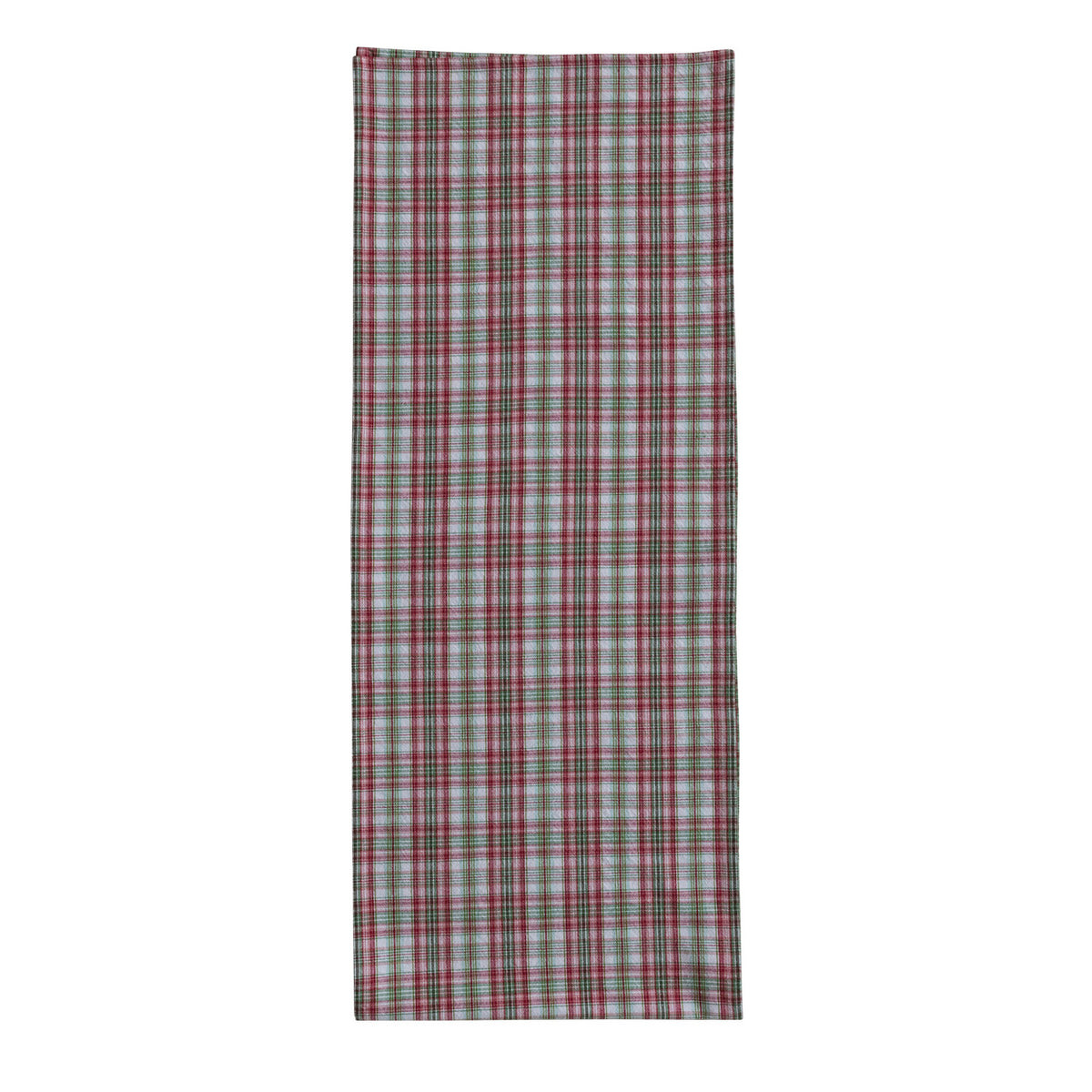 Plaid Pattern Table Runner, Feathered Farmhouse
