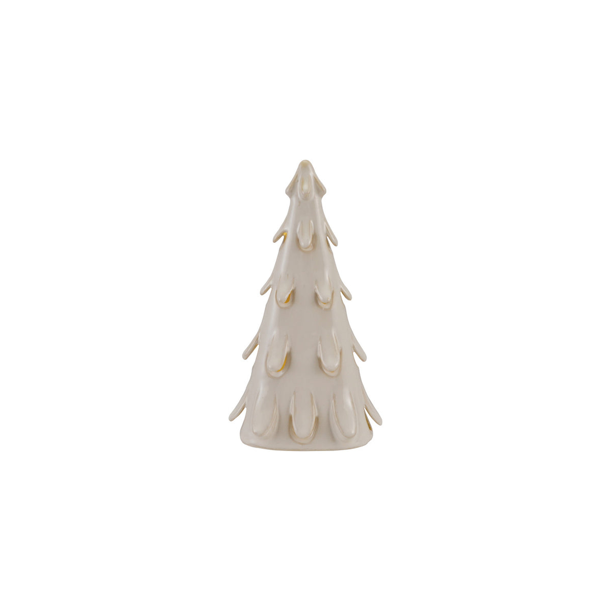 Stoneware LED Tree, Feathered Farmhouse