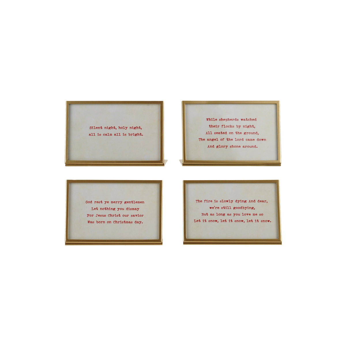 Metal & Glass Frame with Saying, Feathered Farmhouse