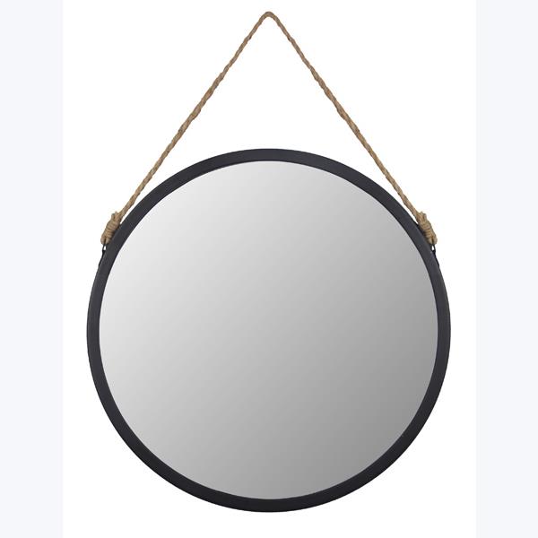 Round Mirror w/ Rope, The Feathered Farmhous