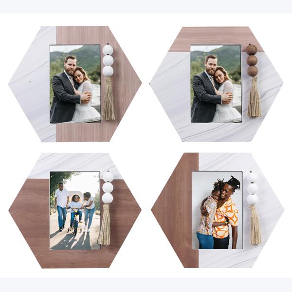 Geometric Photo Frame, The Feathered Farmhouse