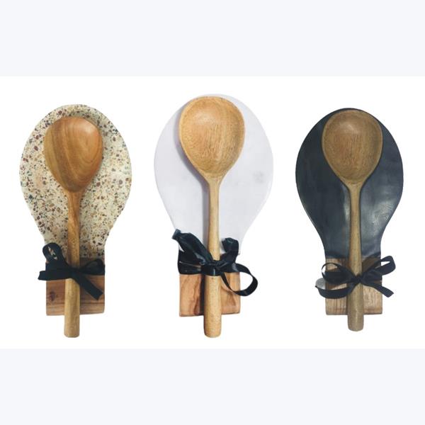 Give It A Rest - Spoon Rest & Wooden Spoon Set