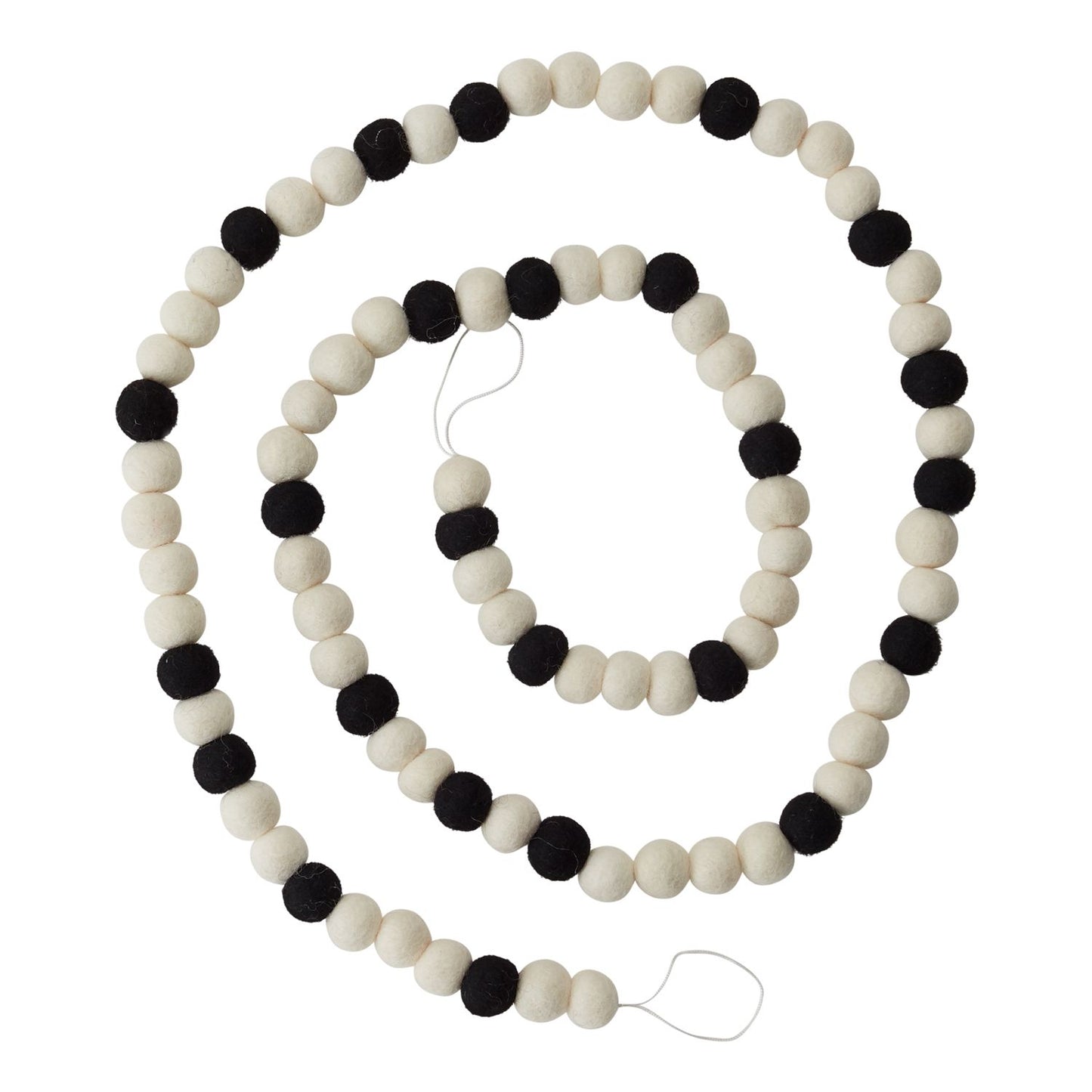 Black + White Candy Garland, Feathered Farmhouse