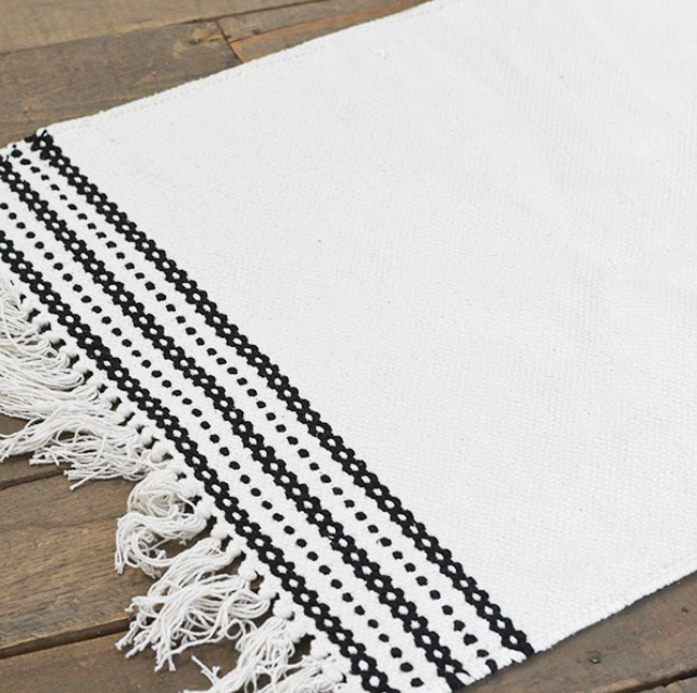 Dot Stripe Rug, The Feathered Farmhouse